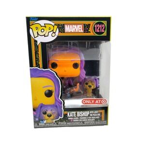 1212 Funko Pop! Marvel Kate Bishop Lucky (Black Light) Vinyl ‎ Target Exclusive
